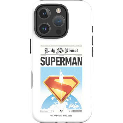 Superman 2025 Daily Planet Superman Cover iPhone 16 Pro Max Impact Case